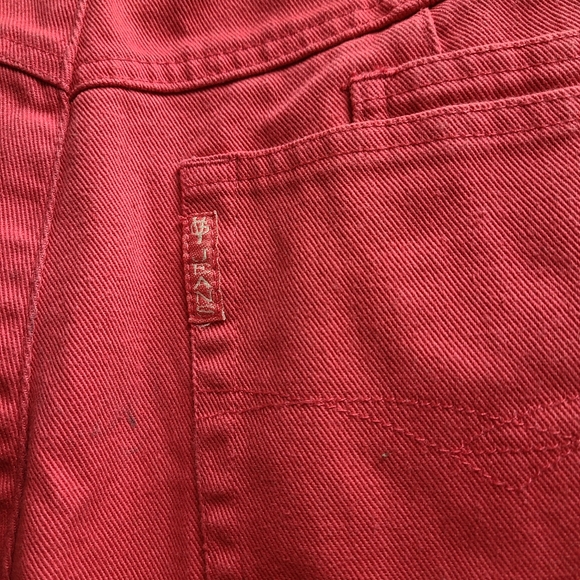 Vintage 90s High Waisted Hot Pink Mom Jean Shorts - Picture 4 of 5